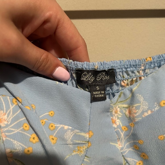 Floral Long Sleeve Mini Dress - Picture 5 of 5